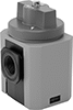 Safety Lockout Valves for Norgren Modular Compressed Air Filter/Regulator/Lubricators (FRLs)