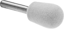 Image of Product. Front orientation. Polishing Bobs. Polishing Bobs, Pear with Round Tip.