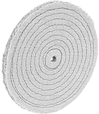 Image of Product. Front orientation. Buffing and Polishing Wheels. Aggressive Buffing Wheels for Flat Hard Metal Surfaces.