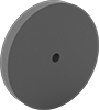 Bench and Pedestal Grinding Wheels with Rubber-Cushioned Abrasive for Soft Metals