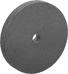 Image of Product. Front orientation. Grinding Wheels. Bench and Pedestal Grinding Wheels with Rubber-Cushioned Abrasive for Soft Metals.