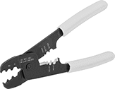 Image of Product. Front orientation. Wire Stripper/Crimpers. Coaxial Cable Stripper/Crimpers.