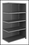 Image of ProductInUse. Closed Add-On Unit. Front orientation. Contains Border. Closed Shelving. Heavy Duty Shelving, Add-On Units.