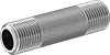 Standard-Wall Stainless Steel Threaded Pipe Nipples and Pipe