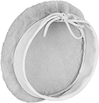 Image of Product. Back orientation. Polishing Bonnets. Drawstring.