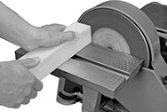 Image of ProductInUse. Blocks Shown in Use. Front orientation. Sander Cleaners. Blocks.