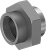Low-Pressure Threaded Pipe Fittings for Joining Dissimilar Metals
