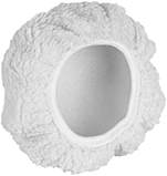 Image of Product. Front orientation. Polishing Bonnets. Elastic.