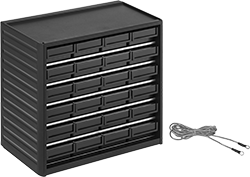 Image of Product. Style A. Front orientation. Cabinets. Conductive Small-Parts Cabinets, Assembled, Plastic, Style A.