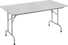 Image of Product. Front orientation. Tables. Folding Tables, Style A.