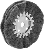 Image of Product. Front orientation. Buffing and Polishing Wheels. No-Mess Buffing Wheels.