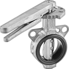Image of Product. Front orientation. Flow-Adjustment Valves. Lightweight Flanged Flow-Adjustment Valves, 4 Bolt Holes.