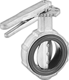 Image of Product. Front orientation. Flow-Adjustment Valves. Lightweight Flanged Flow-Adjustment Valves, 8 Bolt Holes.