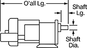 Image of Attribute. Side1 orientation. Contains Annotated. AC Gearmotors.