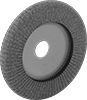 Arbor-Mount Flap Sanding Discs for Inside Corner Welds on Stainless Steel and Hard Metals