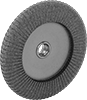 Arbor-Mount Flap Sanding Discs for Inside Corner Welds