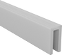 Image of Product. Front orientation. Edge Trim. Rubber Edge Trim, Style 1.