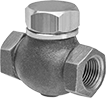 Image of Product. Front orientation. Check Valves. High-Temperature Threaded Check Valves for Oil and Fuel.