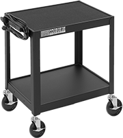 Image of Product. Style G. Front orientation. Carts. Carts with Outlet Strips, Style G.