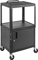 Image of Product. Style K. Front orientation. Carts. Carts with Outlet Strips, Style K.