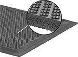 Image of Product. Front orientation. Contains Inset. Floor Mats. Wear-Resistant Antifatigue Floor Mats, Style E.