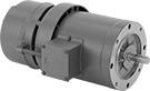 Image of Product. Front orientation. Electric Motors. Face-Mount AC Brake Motors.