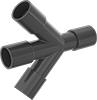 Thick-Wall Plastic Pipe Fittings for Water