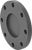 Thick-Wall Plastic Pipe Flanges for Water