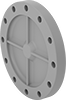Thick-Wall Plastic Pipe Flanges for Water