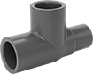 Image of Product. Cement Socket Female × Cement Socket Female × Cement Socket Male. Front orientation. Pipe and Fittings. Thick-Wall Plastic Pipe Fittings for Water, Right Angle Tee Adapters, Cement Socket Female × Cement Socket Female × Cement Socket Male.