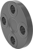 Thick-Wall Plastic Pipe Flanges for Water