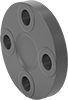 Thick-Wall Plastic Pipe Flanges for Water