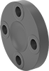 Thick-Wall Plastic Pipe Flanges for Water