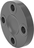 Thick-Wall Plastic Pipe Flanges for Water