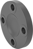 Thick-Wall Plastic Pipe Flanges for Water