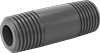 Thick-Wall Plastic Pipe Nipples and Pipe for Water