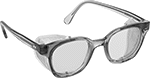 Image of Product. Front orientation. Safety Glasses. Eyeglass-Style Safety Glasses, Style C.