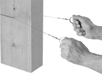 Image of ProductInUse. Front orientation. Cable Saws. Cable Saws for Wood.