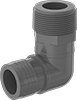 Polypropylene Barbed Pipe Fittings for Chemicals