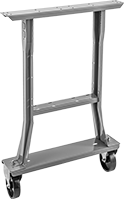 Image of Product. Mobile. Front orientation. Workbench Bases. Standard Duty Workbench Legs, Rolling.