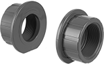 Image of Product. Front orientation. Valve Union Fittings. Flow-Control Valve Union Fittings.