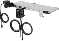 Image of Product. Front orientation. Conveyors. Illuminated Ready-To-Run Mini Belt Conveyors.