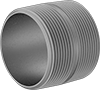 Standard-Wall Galvanized Iron and Steel Threaded Pipe Nipples and Pipe