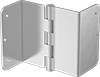 Extra-Wide Mortise-Mount Hinges with Holes