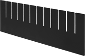 Image of Product. Divider. Front orientation. Box Dividers. Box Dividers for Conductive Compartmented Tote Boxes.