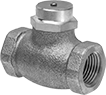 Image of Product. Front orientation. Check Valves. High-Cycling Threaded Check Valves.