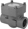 Socket-Connect Check Valves for Oil and Fuel