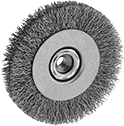 Image of Product. Front orientation. Wheel Brushes. Wheel Brushes, For Use With Angle Grinders .