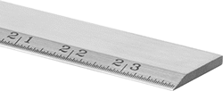 Image of Product. Front orientation. Straightedges. Straightedges with Graduations.
