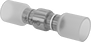 Image of Product. Front orientation. Wire Splices, Connectors, and Taps. Tight-Hold Heat-Shrink Reducing Butt Splices.